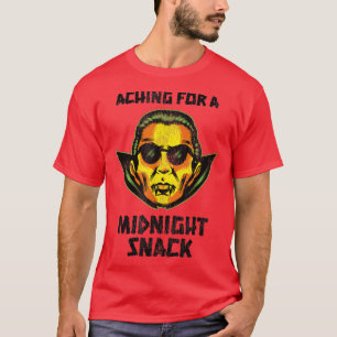 Fun Halloween Horror Vampire probeert 's middernac T-shirt