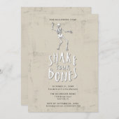 Fun Halloween Party Kaart (Voorkant / Achterkant)