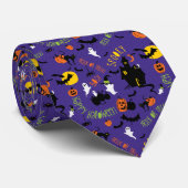 Fun Halloween Print Stropdas (Opgerold)