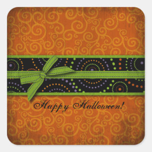 Fun Halloween Prints Vierkante Sticker