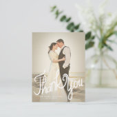 Fun Handwrite fotofilter Hartelijk dank Briefkaart (Staand voorkant)