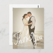 Fun Handwrite fotofilter Hartelijk dank Briefkaart (Voorkant / Achterkant)