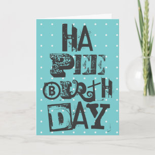Fun Happy Birthday Kaart