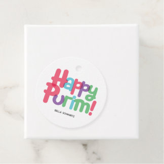 Fun Happy Purim Label