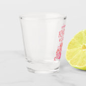 Fun Happy Wild & Free Retirement Party Shot Glas (Links)
