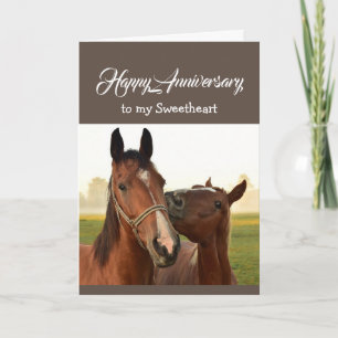 Fun Heart to Heart Sweedel Birthday HORSES Kaart