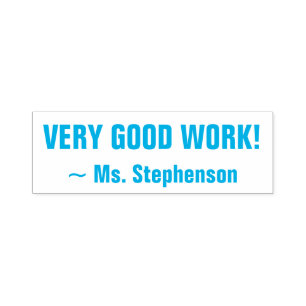 Fun "HEEL GOED WERK!" Rubberstempel Zelfinktende Stempel
