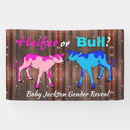 Fun "Heifer or Bull" Spandoek (Horizontaal)