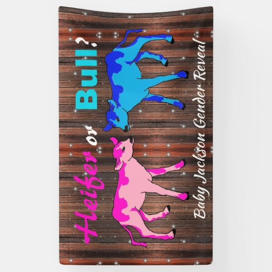 Fun "Heifer or Bull" Spandoek (Verticaal)