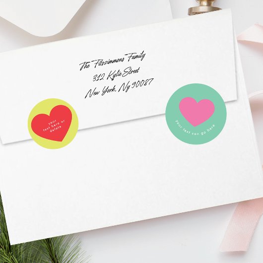 FUN heldere kleurrijke BOLD | VROLIJKE kerstvakant Ronde Sticker