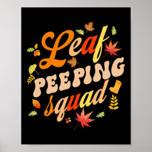 Fun Herfst Season verlaat Bunnyer Leaf Bunnying Sq Poster