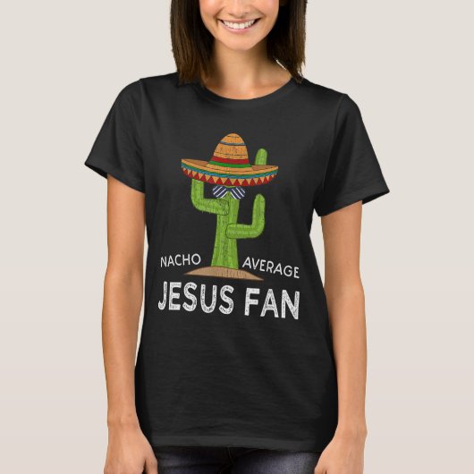 Fun Hilarious Meme Gezegde Funny Jesus Fan T-shirt (Voorkant)