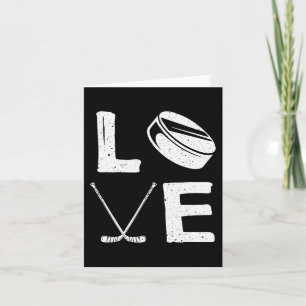 Fun Hockey Design for Kids Mannen Women Ice Hockey Kaart