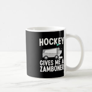 Fun Hockey geeft me een Zamboner Hockey speler Win Koffiemok