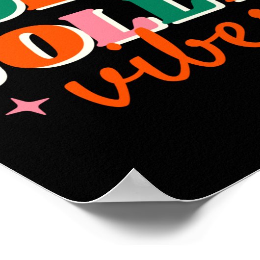 Fun Holly Jolly Vibes Christmas Design Toddler T S Poster (Hoek)