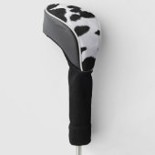 Fun Holstein Koeienhuid Kijk Golfheadcover (Schuin)