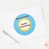 Fun Home Organization Storage Ideeën Ronde Sticker (Envelop)