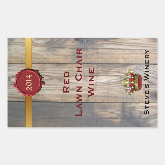 Fun Home Vin Fabriqué Étiquette bouteille (Devant)