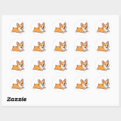 Fun Hond Ronde Sticker (Vel)