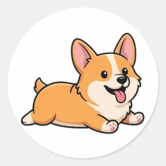 Fun Hond Ronde Sticker