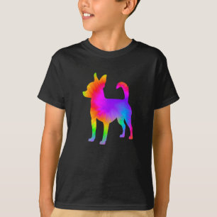 Fun Hondenliefhebber Owner Tie Dye Chihuahua T-shirt