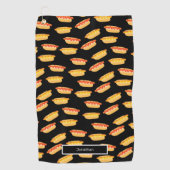 Fun Hot Dogs Golfhanddoek (Voorkant)