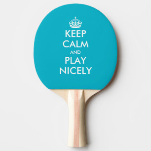 Fun Houd rustig tennis ping pong paddle Tafeltennisbatje