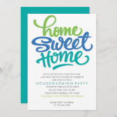 Fun Housewarming Party Uitnodiging (Voorkant / Achterkant)