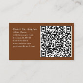 Fun HQ Code Retro Carte de visite Mid Century Mode (Dos)