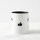 Fun Humor World's Okayest Cowerker Custom Text Mok (Midden)