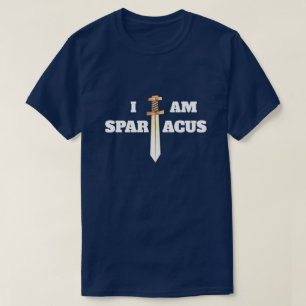 Fun "I Am Spartacus" met zwaard T-shirt