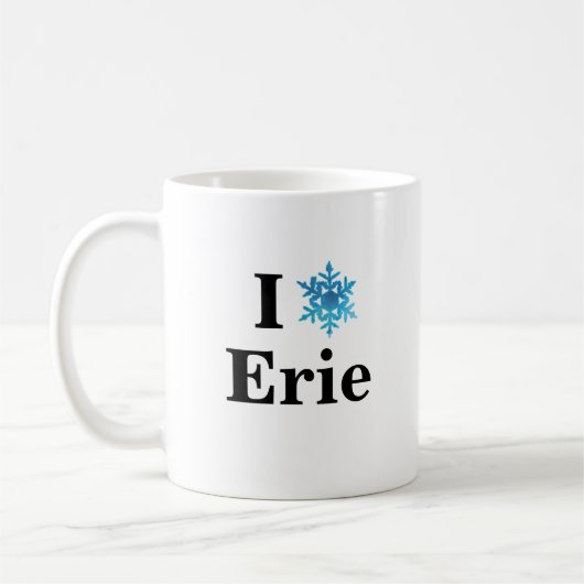 Fun I Snowflake City Coffee Mok (Links)