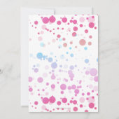 Fun Ice crème party Anniversaire invitation (Dos)