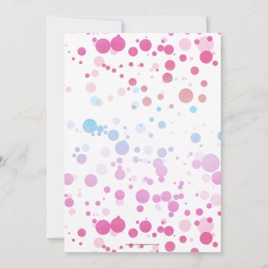 Fun Ice crème party Anniversaire invitation (Dos)