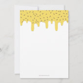 Fun Ice crème party Anniversaire invitation (Dos)