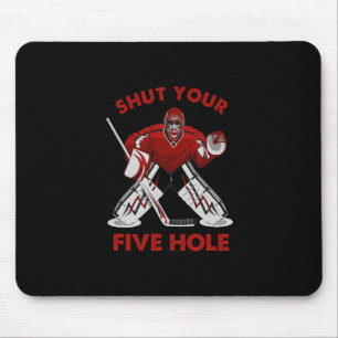 Fun Ice Hockey - Sluit je Vijf Gaten Muismat