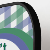 Fun "If You Can't Take the Heat" Gingerbread Man Pickleball Paddle (Links Detail)