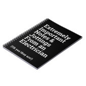 Fun Important Electroicia Notitieboek (Linkerzijde)