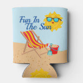 Fun in de zon blikjeskoeler (Achterkant)