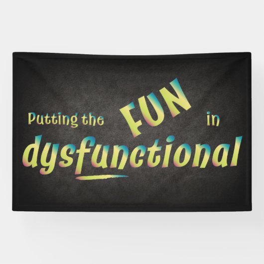 Fun in Dysfunctioneel in Shades of Green Spandoek (Horizontaal)
