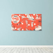 Fun in Florida Gulf Oil Advertisement Canvas Afdruk (Insitu (Houten vloer))