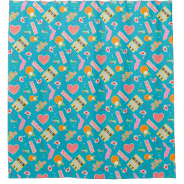 Fun in Florida Pattern Douchegordijn