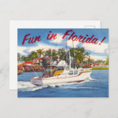 Fun in Florida! Vintage Briefkaart (Voorkant / Achterkant)