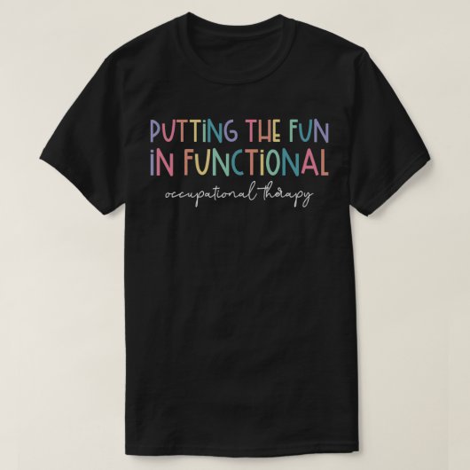 Fun in functionele bedrijfsgeneeskunde t-shirt (Design voorkant)