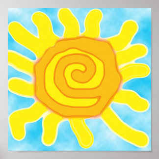 Fun in het Poster van de zon