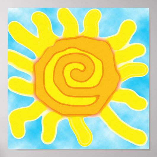 Fun in het Poster van de zon (Voorkant)