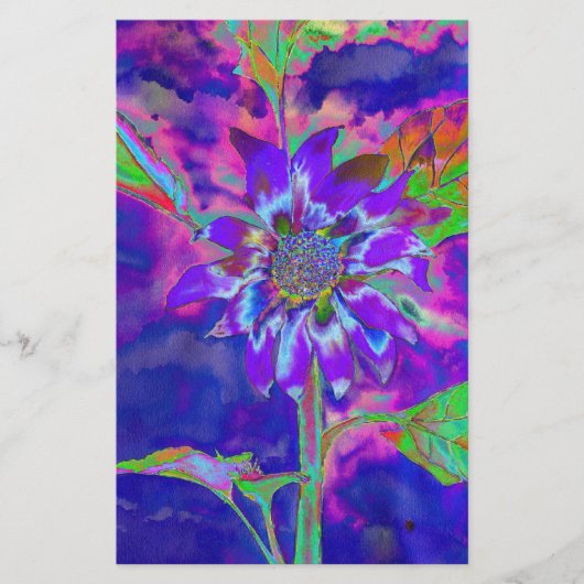 Fun in Sun Blue Briefpapier (Voorkant)