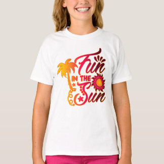 Fun in The Sun | Quote voor zomertijd en avontuurl T-shirt