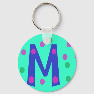Fun Initiaal M Sleutelhanger