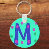 Fun Initiaal M Sleutelhanger (Voorkant)
